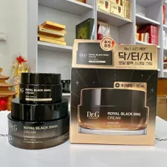KEM ỐC SÊN DR.G ROYAL BLACK CREAM DƯỠNG ẨM & CHỐNG LÃO HOÁ ĐỈNH CAO 2 hũ