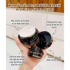 KEM ỐC SÊN DR.G ROYAL BLACK CREAM DƯỠNG ẨM & CHỐNG LÃO HOÁ ĐỈNH CAO 2 hũ