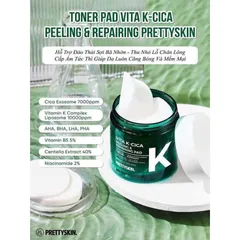 Toner Pad Dịu Nhẹ Làm Dịu Da Chiết Xuất Cica