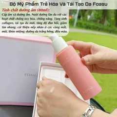 BỘ DƯỠNG VÀ CHĂM SÓC DA CHUYÊN SÂU FOASU HÀN QUỐC DATE 11.2026 TẶNG CÂY MASSAGE MẶT
