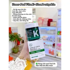 Toner Pad Dịu Nhẹ Làm Dịu Da Chiết Xuất Cica