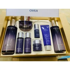 SET DƯỠNG DA OHUI TÍM COLLAGEN AGE RECOVERY 8 SẢN PHẨM CẢI THIỆN NẾP NHĂN, NÂNG CƠ QUÀ TẶNG SANG TRỌNG