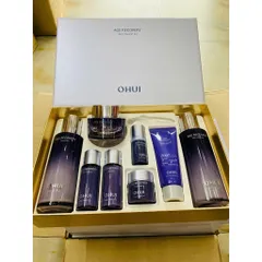 SET DƯỠNG DA OHUI TÍM COLLAGEN AGE RECOVERY 8 SẢN PHẨM CẢI THIỆN NẾP NHĂN, NÂNG CƠ QUÀ TẶNG SANG TRỌNG