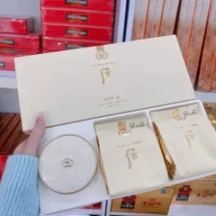 Set Phấn Phủ Whoo Gongjinhyang Mi Luxury Golden Cushion Glow Special 3 sản phẩm