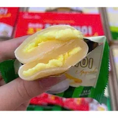 BÁNH MOCHI DẺO HÀN QUỐC BANANA CHARLTEOK PIE QUEEN BIN Hộp 10 bánh x 31g (310g)