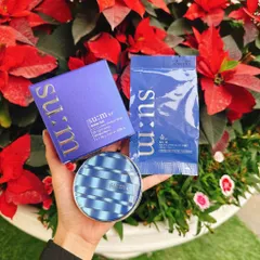 Phấn nước Su:m37 Water-full CC Cushion cứu tinh cho da dầu, da dễ đổ nhờn Chống nắng SPF50+/PA+++