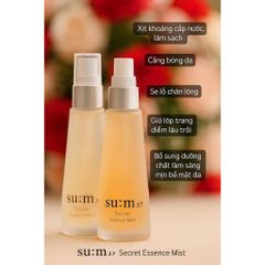 XỊT KHOÁNG SUM 37 SECRET ESSENCE 60ML  NƯỚC THẦN CĂNG BÓNG