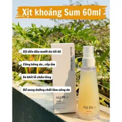 XỊT KHOÁNG SUM 37 SECRET ESSENCE 60ML  NƯỚC THẦN CĂNG BÓNG