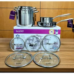 BỘ NỒI 5 MÓN CAO CẤP GUME GMPPS - 2201