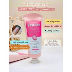 Kem Dưỡng Da Tay Vaseline 24h Deep Moisture Hand & Nail Cream (60ml)