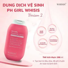 NƯỚC HOA VÙNG KÍN WHISIS SWEET GIRL & DUNG DỊCH VỆ SINH PH GIRL WHISIS