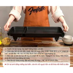 Bếp Lẩu Nướng Điện 2in1 HAEMARU RSF-1400G Chuẩn Hàn Quốc