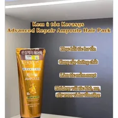 Ủ TÓC KERASYS ADVANCED REPAIR AMPOULE – HỒI SINH TÓC HƯ TỔN CHỈ SAU VÀI LẦN SỬ DỤNG