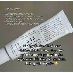 Kem Phục Hồi Làm Dịu Da Mụn 345 Relief Cream 50ml