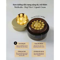MEDICUBE Deep Vita C Capsule Cream 55g – Bí quyết xóa thâm nám, dưỡng sáng da vượt trội