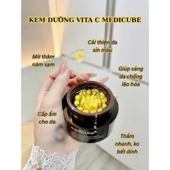 MEDICUBE Deep Vita C Capsule Cream 55g – Bí quyết xóa thâm nám, dưỡng sáng da vượt trội