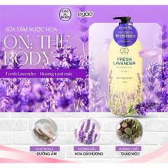 SỮA TẮM HƯƠNG NƯỚC HOA ON THE BODY 730G