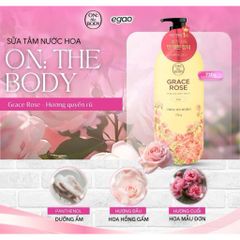 SỮA TẮM HƯƠNG NƯỚC HOA ON THE BODY 730G