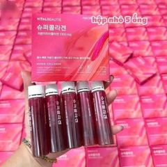 Super Collagen VB Hàn Quốc nước uống 5 ống vị trái dâu thơm chua ngọt