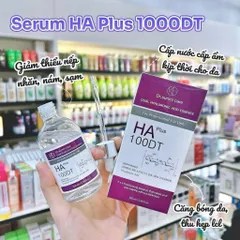 Serum HA Plus 100DT cung cấp độ ẩm tối đa, giúp da mềm mịn, tươi tắn 100ml