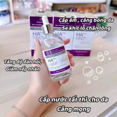 Serum HA Plus 100DT cung cấp độ ẩm tối đa, giúp da mềm mịn, tươi tắn 100ml