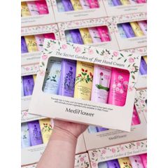 SET QUÀ TẶNG KEM TAY MEDIFLOWER HÀN QUỐC, SET 5 TUÝP × 50GR