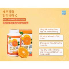 VIÊN NGẬM VITAMIN C JEJU TANGERINE VITA HÀN QUỐC 334 VIÊN