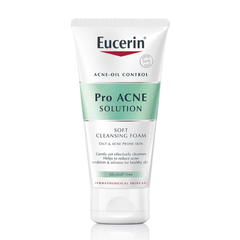 Sữa rửa mặt dạng bọt sạch sâu cho da nhờn Eucerin Pro Acne Cleansing Foam 50g NK chính hãng