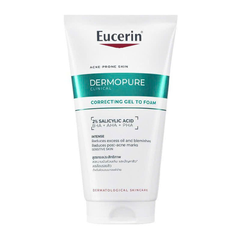 Gel rửa mặt cho da mụn Eucerin® DermoPure Clinical Correcting Gel To Foam 75ml NK chính hãng