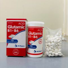 Viên bổ trợ thần kinh GLUTAMIC B1 B6 - 100 viên bao đường