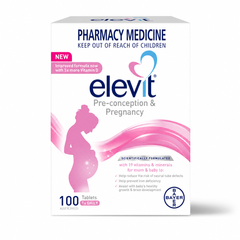 Elevit Úc 100 Viên – Vitamin Tổng Hợp Cho Phụ Nữ Chuẩn Bị Mang Thai & Mẹ Bầu