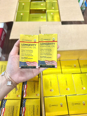 Dầu gió vàng Nanogize Longevity Essential Oil Mỹ 21ml/chai 