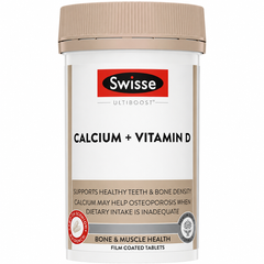 Swisse Ultiboost Calcium + Vitamin D 150 Viên – Bổ Sung Canxi Và Vitamin D, Hỗ Trợ Duy Trì Sức Khỏe Xương