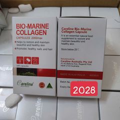 Careline Bio Marine Collagen 2000mg 60 Viên – Bổ Sung Collagen Chiết Xuất Từ Da Cá Biển, Hỗ Trợ Chăm Sóc Da, Tóc Và Móng