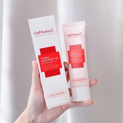 Kem Chống Nắng Cell Fusion C Màu Hồng Nâng Tone 50ml