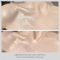 HOT Nhũ Bắt Sáng lung linh Dạng Lỏng 3D Phong Cánh Nude Tự Nhiên