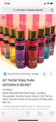 Xịt thơm toàn thân Victoria's Secret Love spell Romance 250 ml