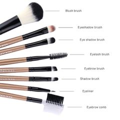 Bộ 7 cọ trang điểm vẽ mắt đa năng không gây dị ứng tiện dụng