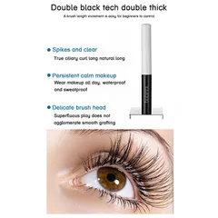 HOT Mascara Chuốt Mi Bobeini Đầu Cọ Nhỏ Kháng Nước rất khó Lem Nhòe Chuốt Mi Dày Và ngòng ngoèo Tự Nhiên