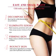 Kem massage tan mỡ bụng Gừng Ớt Slimming & Fitting Cream 200g
