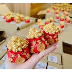 Hủ muối gạo ban thần tài - hủ đựng gạo vàng thần tài - hủ vàng tài lộc