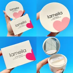 Phấn Phủ Dạng Bột Kiềm Dầu Lameila Thiết Kế Vỏ Họa Tiết Trái Tim