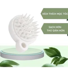 Lược gội đầu Silicon Nhật Giảm rụng tóc - Kích thích mọc tóc, Massage da đầu