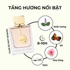 Sữa tắm/ Nước hoa/ Lăn nách Club De Nuit Woman Eau de Parfum (EDP)