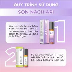 Khử mùi hôi nách API, Son nách API, Lăn khử mùi ngăn tiết mồ hôi 72h