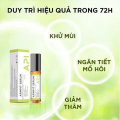 Khử mùi hôi nách API, Son nách API, Lăn khử mùi ngăn tiết mồ hôi 72h