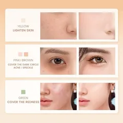 Bảng Kem Che Khuyết Điểm CONCEALER 5 Màu Độ Che Phủ Cao, Chống Nước Lâu Trôi