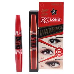 MASCARA NỐI MI 2 ĐẦU SIVANNA SUPER MODEL 5X LONG DEEP BLACK