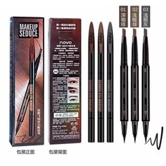 CHÌ MÀY + KẺ MẮT NƯỚC 2 IN 1 MAKE SEDUCE NOVO