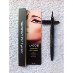Bút kẻ mắt nước tốt, không trôi Vacosi Waterproof Pen Eyeliner (Hàn Quốc